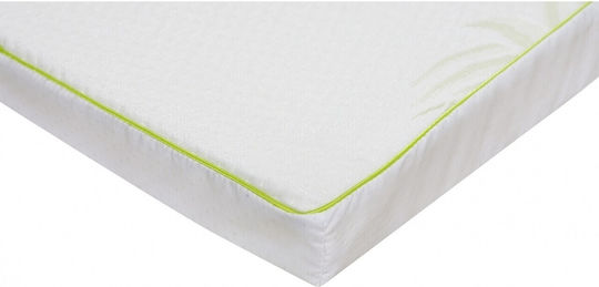 Green Future Mattress Topper 7 Comfort Zones Single Memory Foam Infused with Aloe & Removable Cover 80x190x5cm