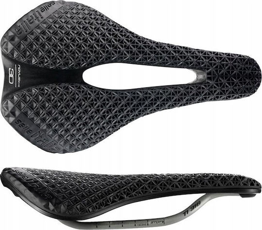 Selle Italia Novus Boost Evo 3D TI 316 Superflow Schwarz Fahrradsattel Straße
