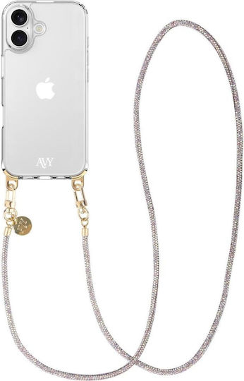 Neck Strap Avy Chain Crossbody Strap Detachable Mobile Phone Cases Smartphones Silver Spark 8719246497544