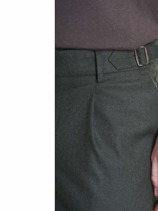 Pantaloni Elastic cu Croială Normală Khaki