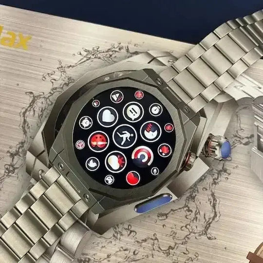 Z83 Max 49мм Смартчасовник с Пулсомер (Сребрист)