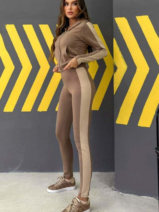 Trainingsanzug Beige