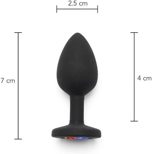 ToyJoy Rainbow Booty Jewel Πρωκτική Σφήνα Small Small 7cm