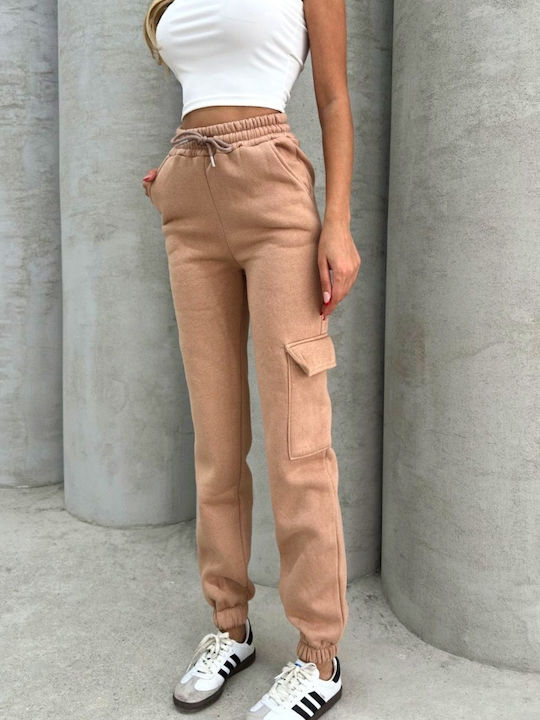 Sweatpants Fleece Beige