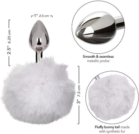 Calexotics Bunny Анална тапа Бял