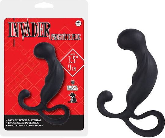 Nanma Invader Πρωκτική Σφήνα Μαύρη 9cm