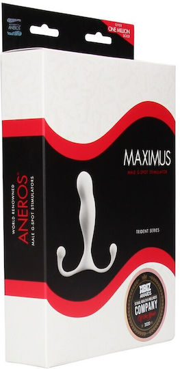 Aneros Maximus Trident Prostate Massager Πρωκτική Σφήνα Λευκή
