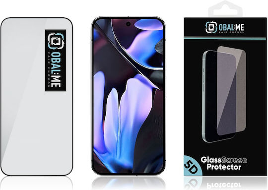 Obal:Me 5D 0.25mm Tempered Glass Black Compatible with Google Pixel 9 Pro XL / Pixel 10 Pro XL