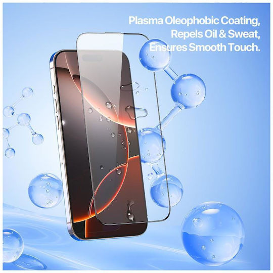 Dux Ducis 2.5D Full Face Tempered Glass Black (iPhone 17 / 17 Pro / 16 Pro)