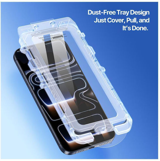 Dux Ducis 2.5D Full Face Tempered Glass Black (iPhone 17 / 17 Pro / 16 Pro)
