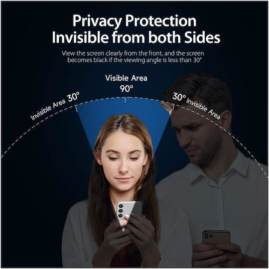 Dux Ducis Privacy Full Face Tempered Glass Black (iPhone 17 / 17 Pro / 16 Pro)