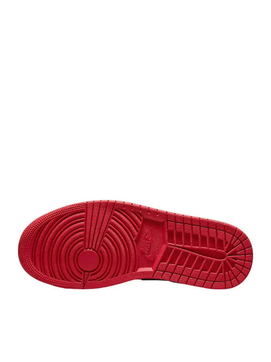 Air  1 Low Damen Sneakers Black / Sail / Gym Red
