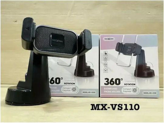 Moxom Car Mobile Mount 4" - 6.8" with Adjustable Hooks Black