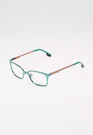 Diesel Rame Ochelari Pentru Femei Din Acetat Turcoaz DL5082-093