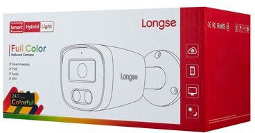 Longse BMSC-2FCV2RC-28PMTF IP Überwachungskamera Full HD 1080p Wasserdicht mit Mikrofon und Objektiv 2.8mm