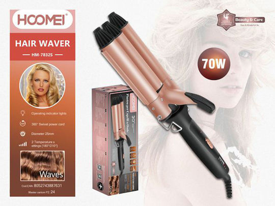 Hoomei Ψαλίδι Μαλλιών για Κυματιστά Μαλλιά 70W HM-7832S