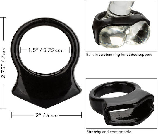 Colt Snug Grip Δαχτυλίδι Πέους Μαύρο