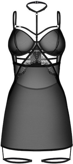 Σετ Sexy Babydoll με Δαντέλα Μαύρο