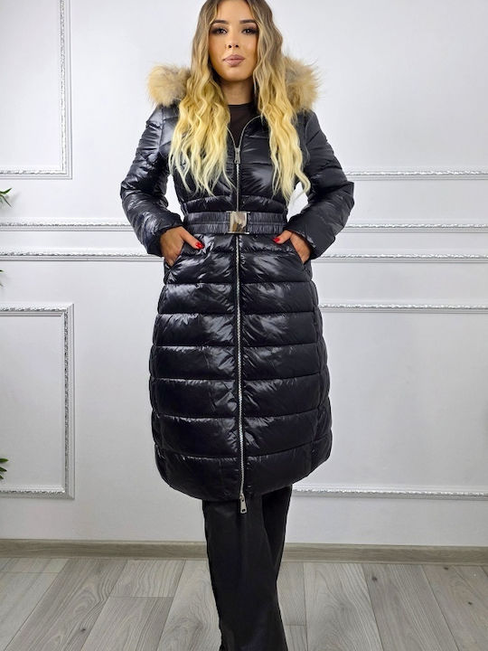 Γυναικείο Μπουφάν για Χειμώνα Black