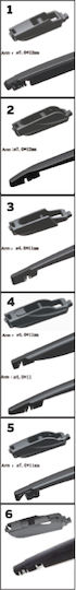 Cartech One Easy Fit Heckscheibenwischer 350mm