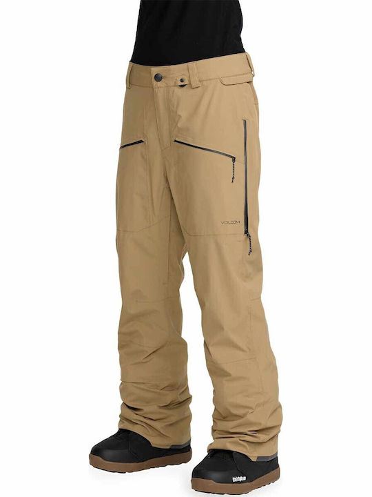 Volcom Stretch H1352601-BRZ Γυναικείο Παντελόνι Σκι & Snowboard Καφέ