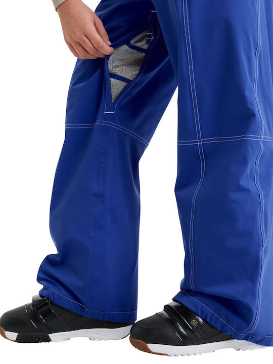 Roxy Snow Chloe Kim ERJTP03300-PPM0 Women's Trousers for Ski & Snowboard Blue