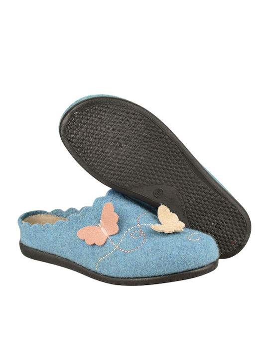 Winter Women's Slippers Light Blue
