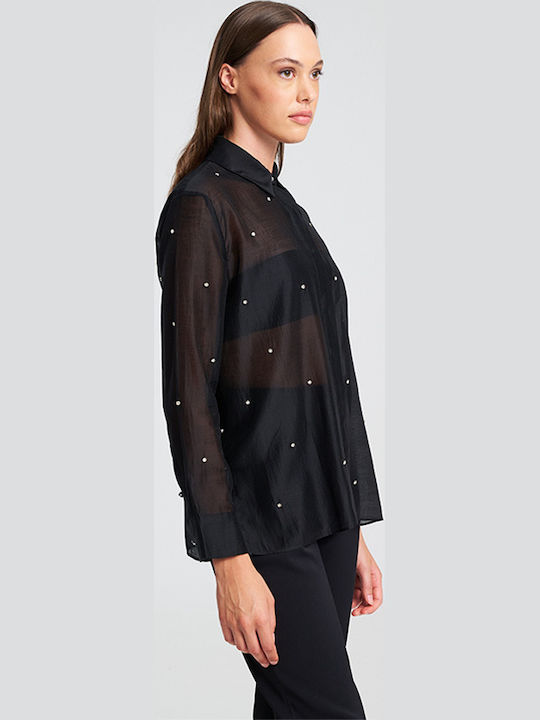 Pegasus Women's Long Sleeve Shirt Black