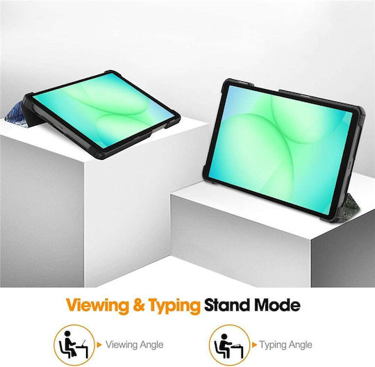 Techsuit Foldpro Samsung Galaxy Tab A11 A9 Звездна Нощ