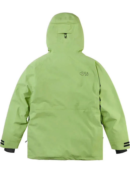 Thirty two I-008379-222 Ανδρικό Μπουφάν για Σκι & Snowboard Πράσινο