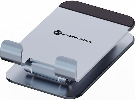 Forcell F-grip Βάση Γραφείου για Κινητό σε Γκρι χρώμα