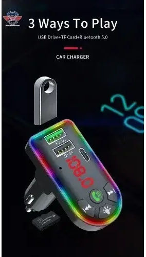 Awei FM Transmitter Autovehicul Car F7 cu Bluetooth / USB
