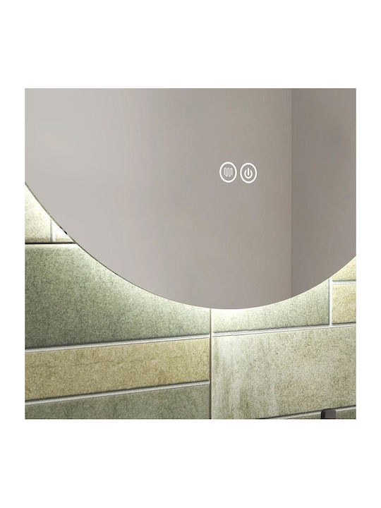 Inter Ceramic Καθρέπτης Μπάνιου Led Αφής 60x80cm