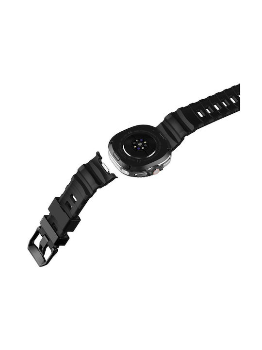 Spigen Λουράκι Σιλικόνης Μαύρο (Galaxy Watch 8 / 8 Classic)