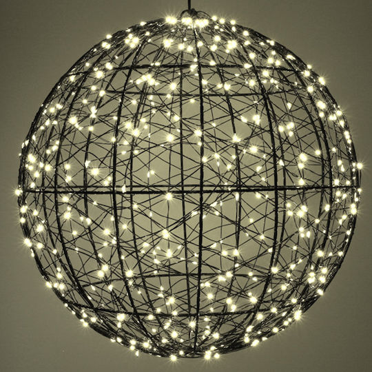 Χριστουγεννιάτικη Λάμπα 123led Extra Warm & Warm White 500 Leds 35cm Black