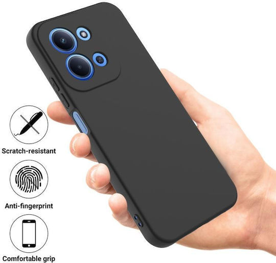 Back Cover Silicone Waterproof Black (Poco C85)