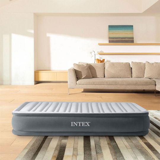 Intex Intex Camping-Luftmatratze mit Integrierter Elektrischer Pumpe Grau