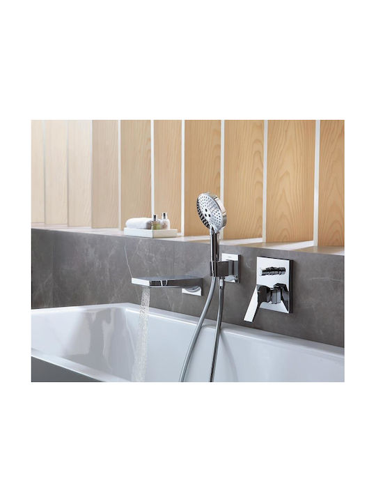 Hansgrohe Μίκτης Μπαταρίας Εντοιχισμού για Ντουζιέρα Ασημί 4011097826097