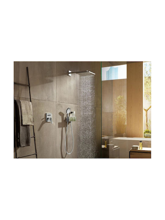 Hansgrohe Μίκτης Μπαταρίας Εντοιχισμού για Ντουζιέρα Ασημί 4011097826097