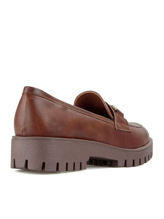 Women's Loafers in Brown Color