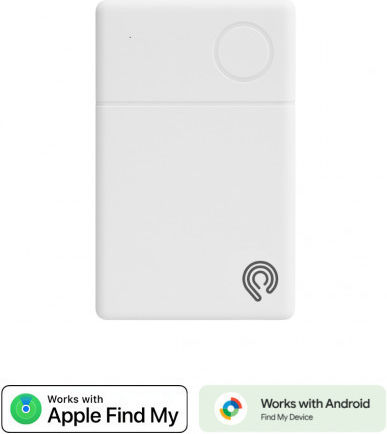 Hyperloq NeoCard Google Find Hub Бяло Презареждаемо
