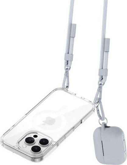 Tech-protect C5se Rope Crossbody Strap Stahl-Grau