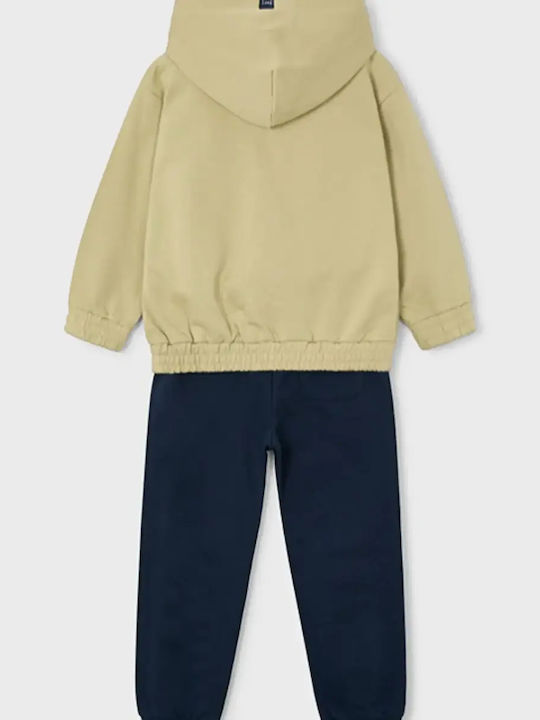 Kids Sweatpants Set Wheat 2pcs