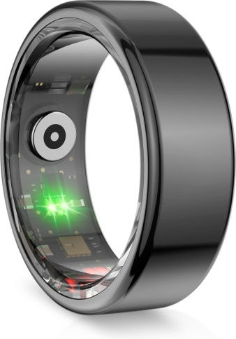 Ksix Saturn Inel Inteligent 19.8mm Impermeabil Negru