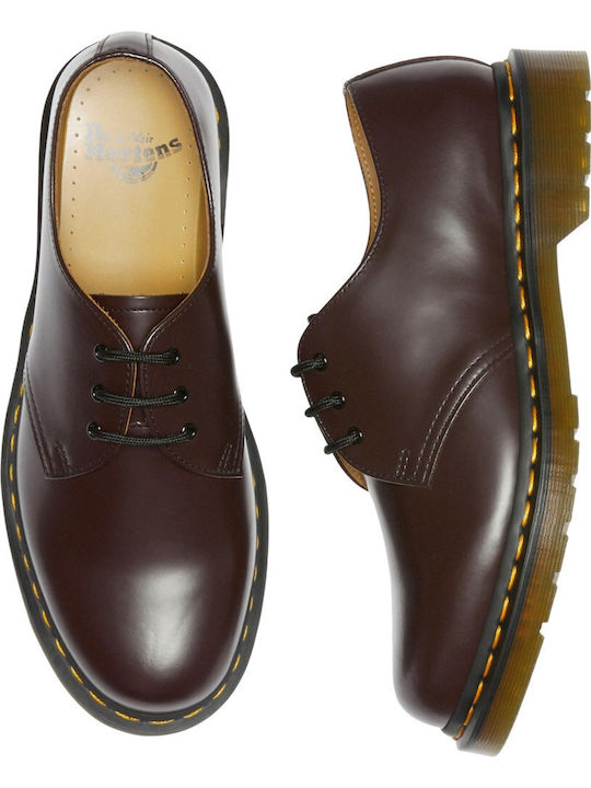 1461 Smooth Men's Leather Casual Shoes Burgundy