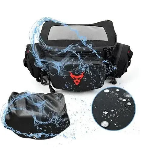 MC-0117 Motorcycle Handlebar Bag Black Colour