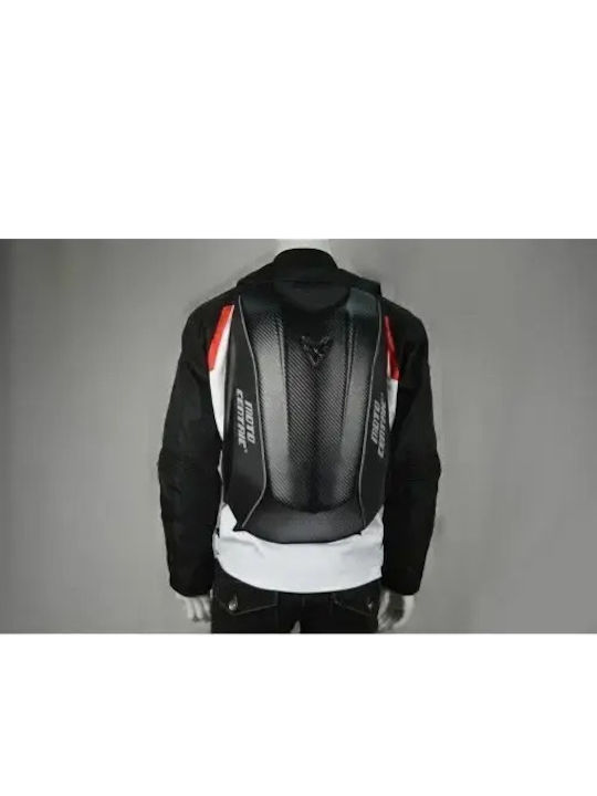 MotoCentric Rider Backpack Carbon Blue 30lt