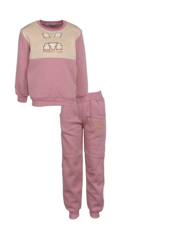Kinder Sweatpants Set - Jogginganzug Pink 2Stück