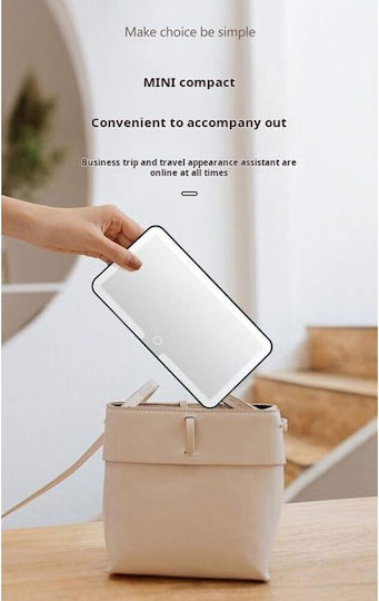 Car Sun Visor Mirror Adjustable Lighting Touch Screen 23.5×12.7cm Dx-30