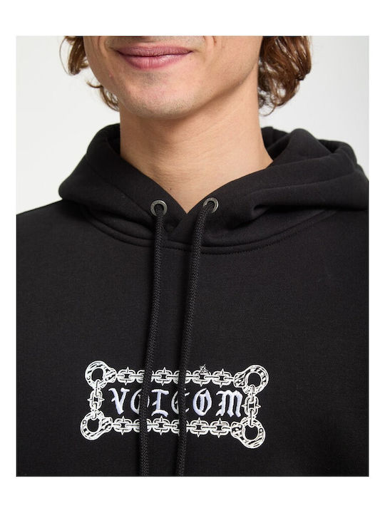 Sweatshirt mit Kapuze Schwarz